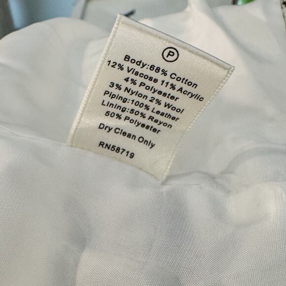 Truth And Pride, Aaron Tweed Vest w/ Black Leather Piping, Women's Medium - Picture 11 of 11